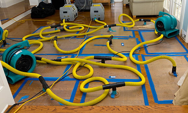 Professional Burst Pipe Water Damage technician working in Baxter, IA